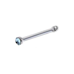 20 Gauge Stainless Steel Aqua Nose Bone